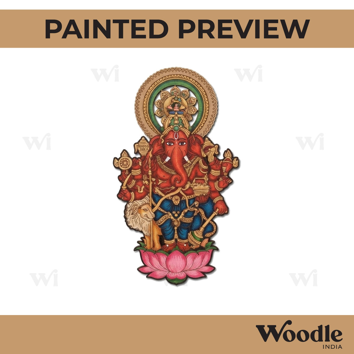 Ganesha Pre Marked MDF Design 40