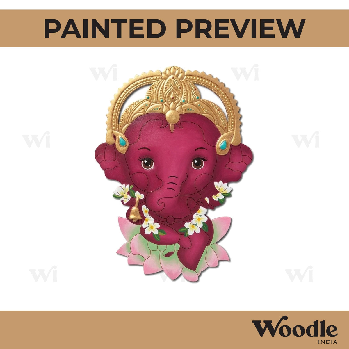 Ganesha Pre Marked MDF Design 46
