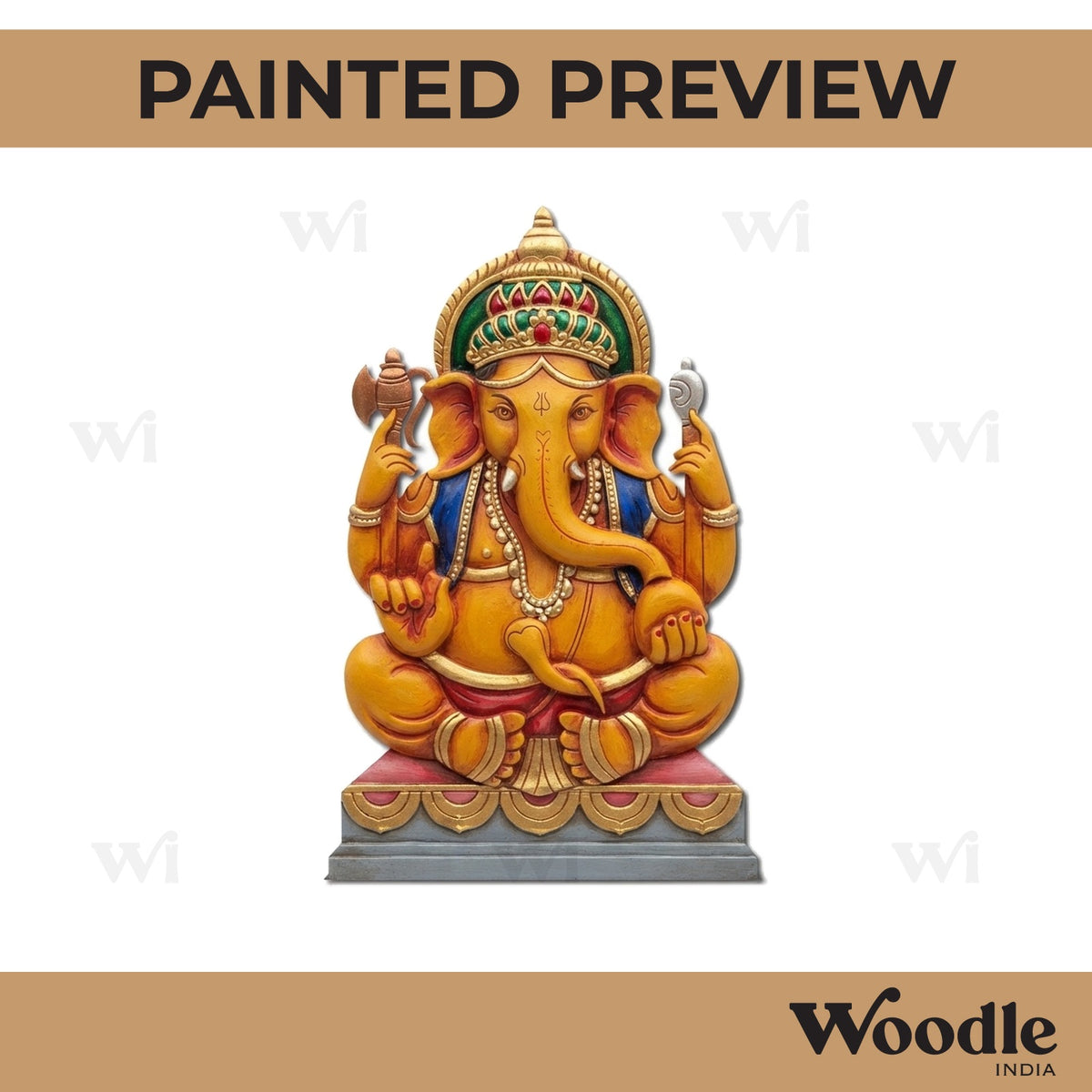 Ganesha Pre Marked MDF Design 53
