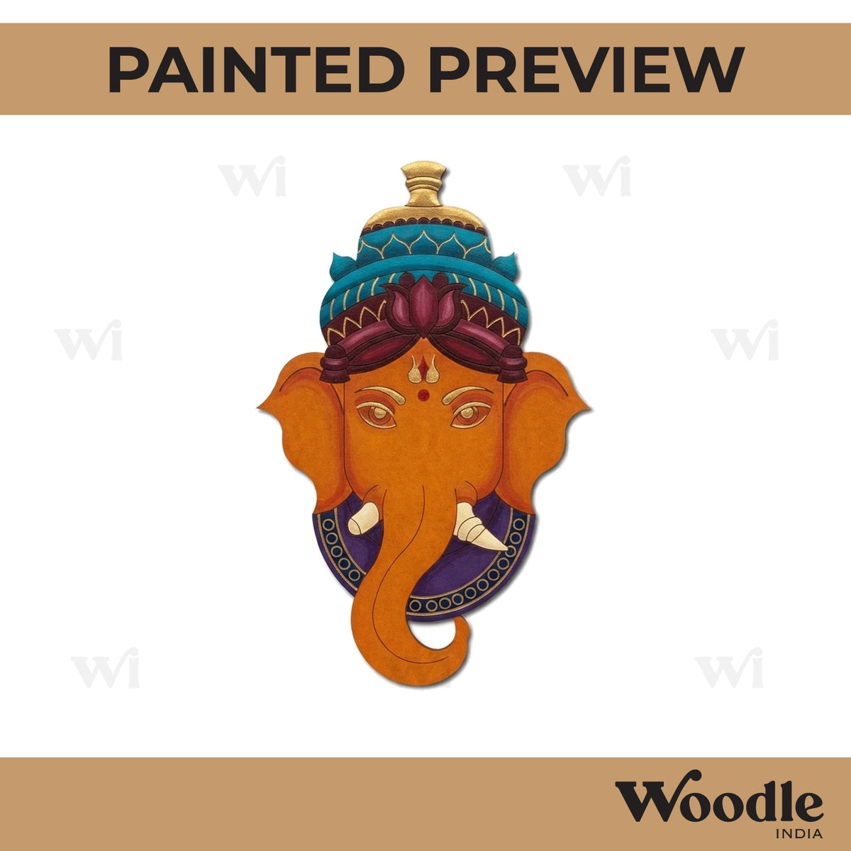 Ganesha Pre Marked MDF Design 54