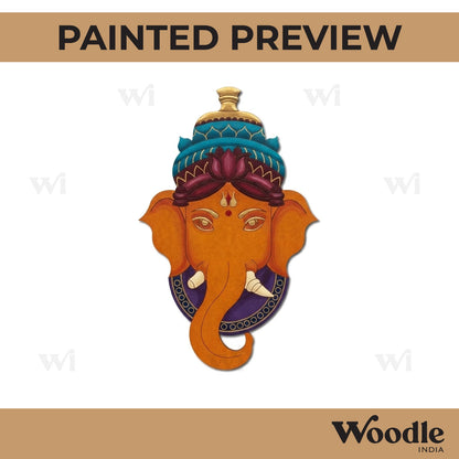 Ganesha Pre Marked MDF Design 54