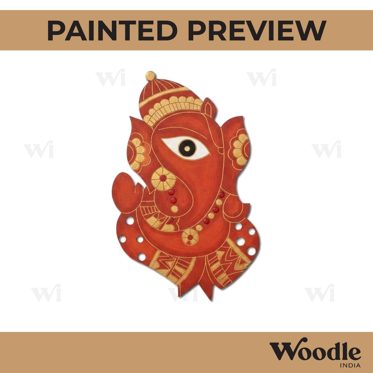 Ganesha Pre Marked MDF Design 58