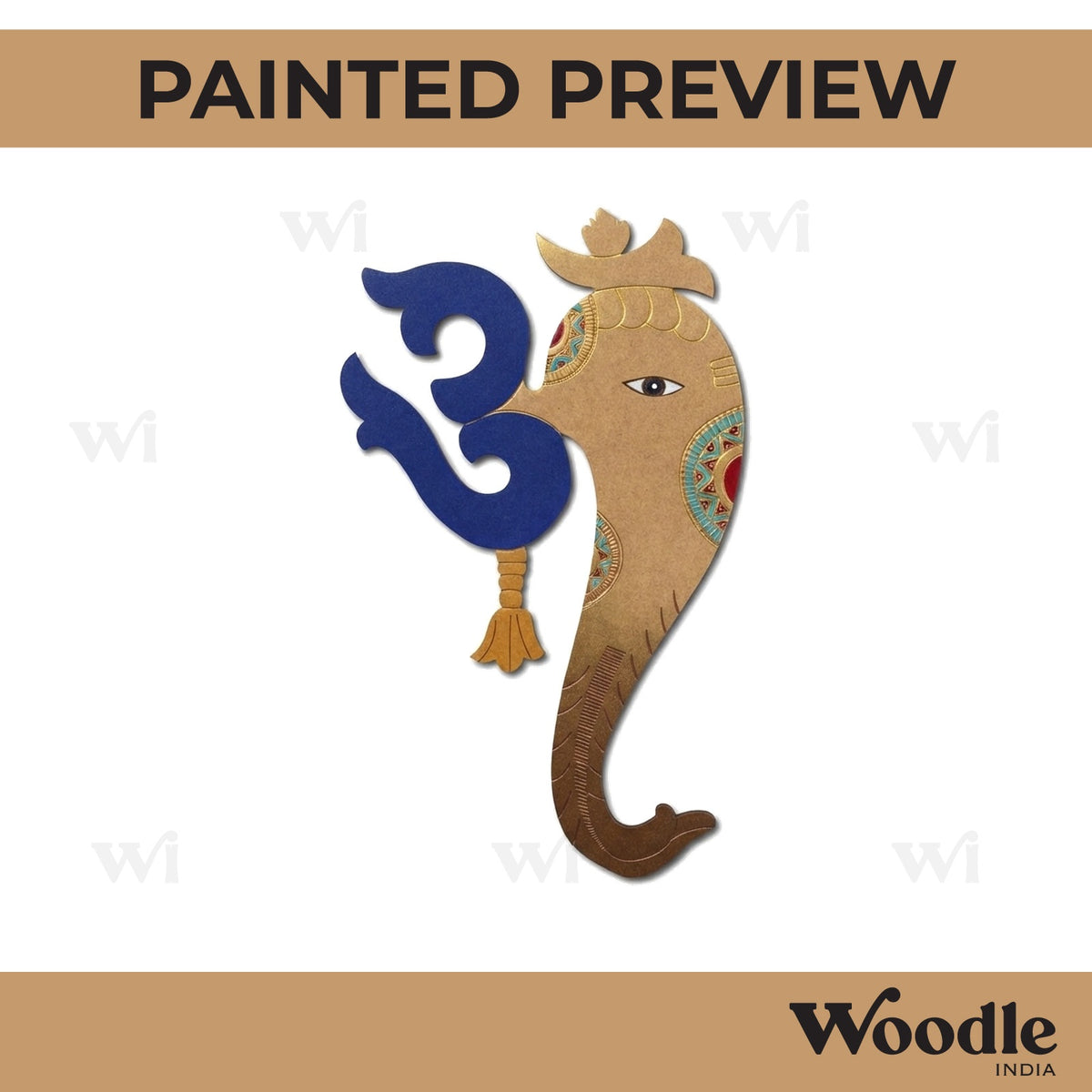 Ganesha Pre Marked MDF Design 60
