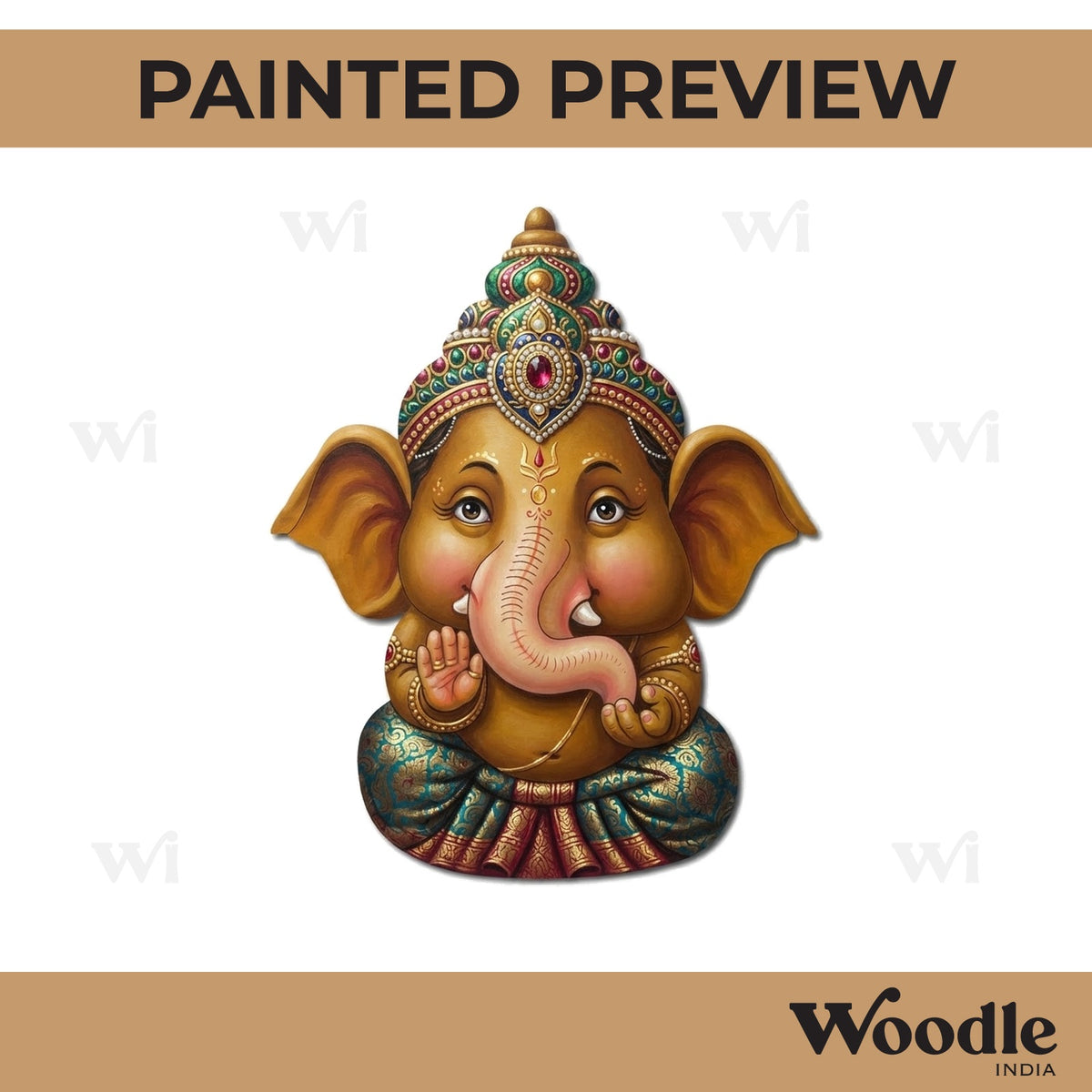 Ganesha Pre Marked MDF Design 61