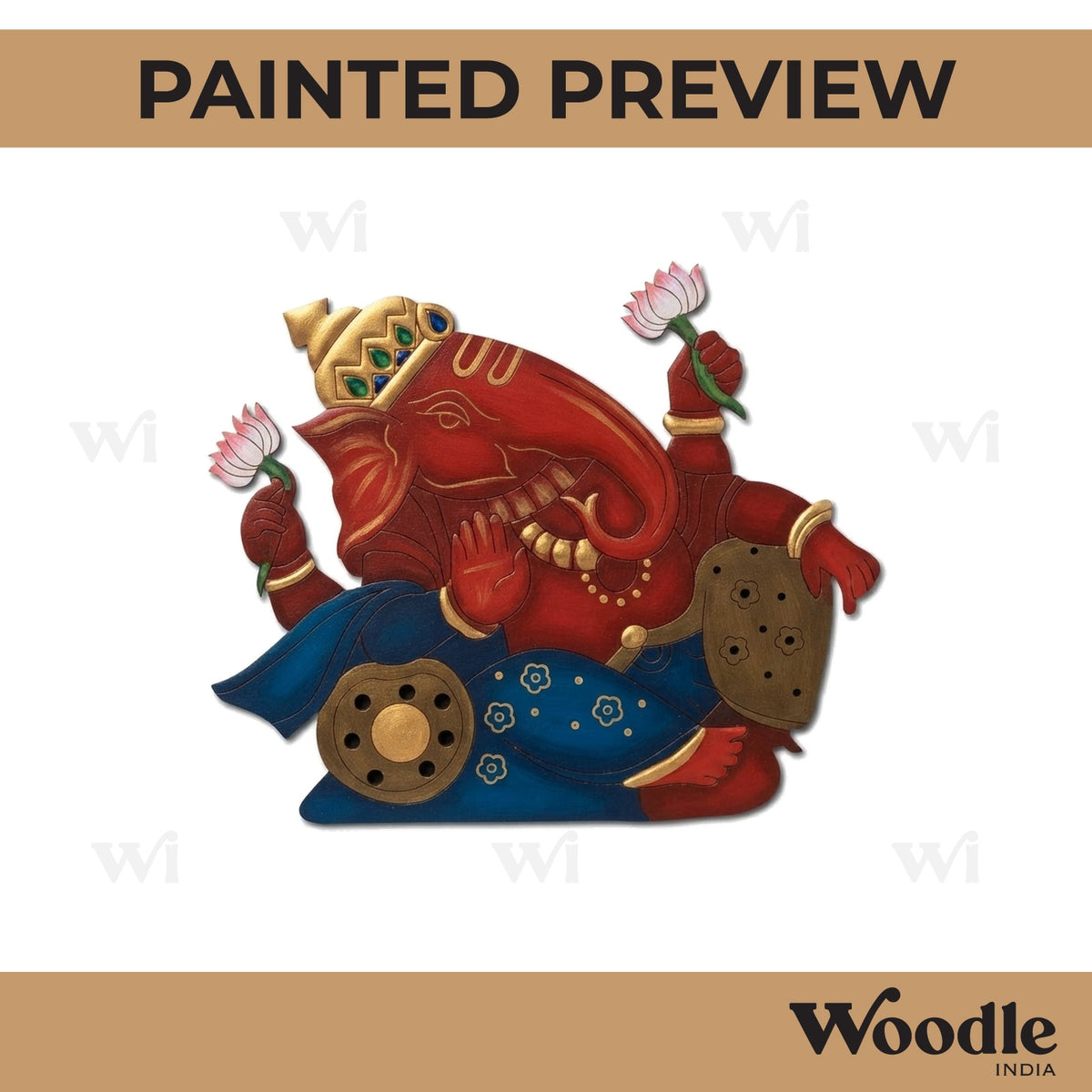 Ganesha Pre Marked MDF Design 62