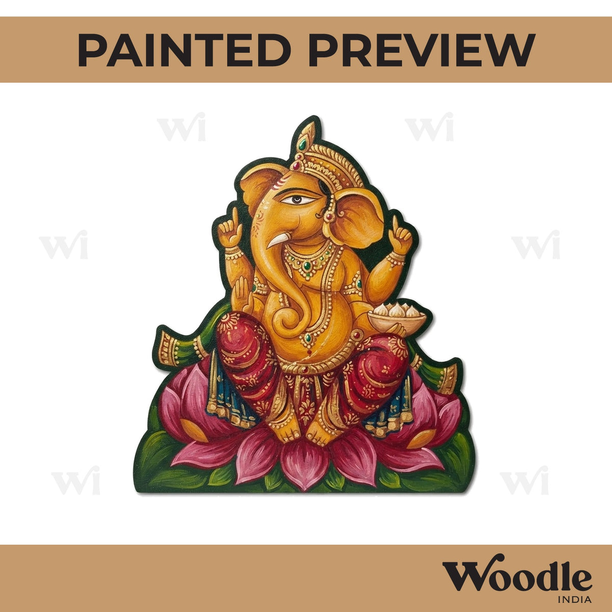 Ganesha Pre Marked MDF Design 67