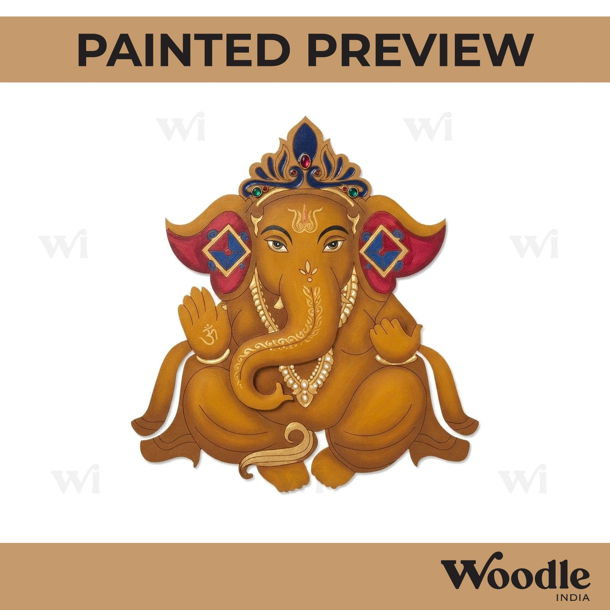 Ganesha Pre Marked MDF Design 68