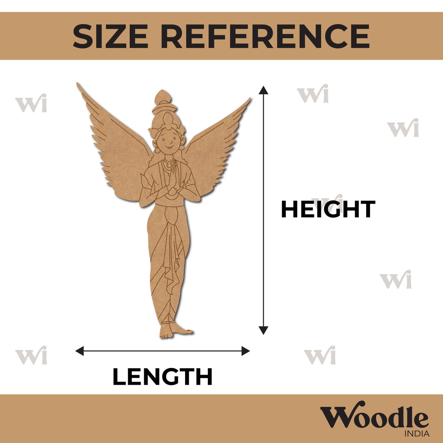 Garuda Mahabharata Pre Marked MDF Design 1