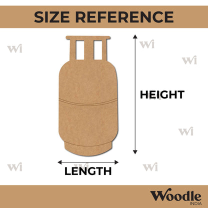 Gas Cylinder Pre Marked MDF Design 1