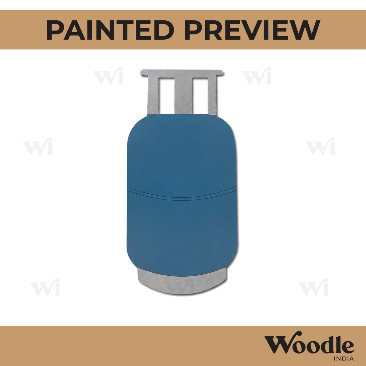 Gas Cylinder Pre Marked MDF Design 1