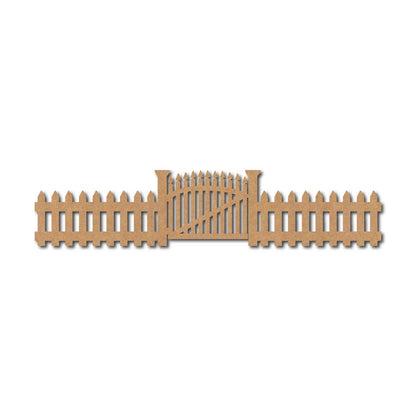 Gate Fence Cutout MDF Design 1