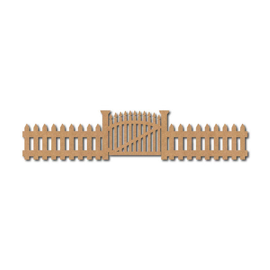 Gate Fence Cutout MDF Design 1