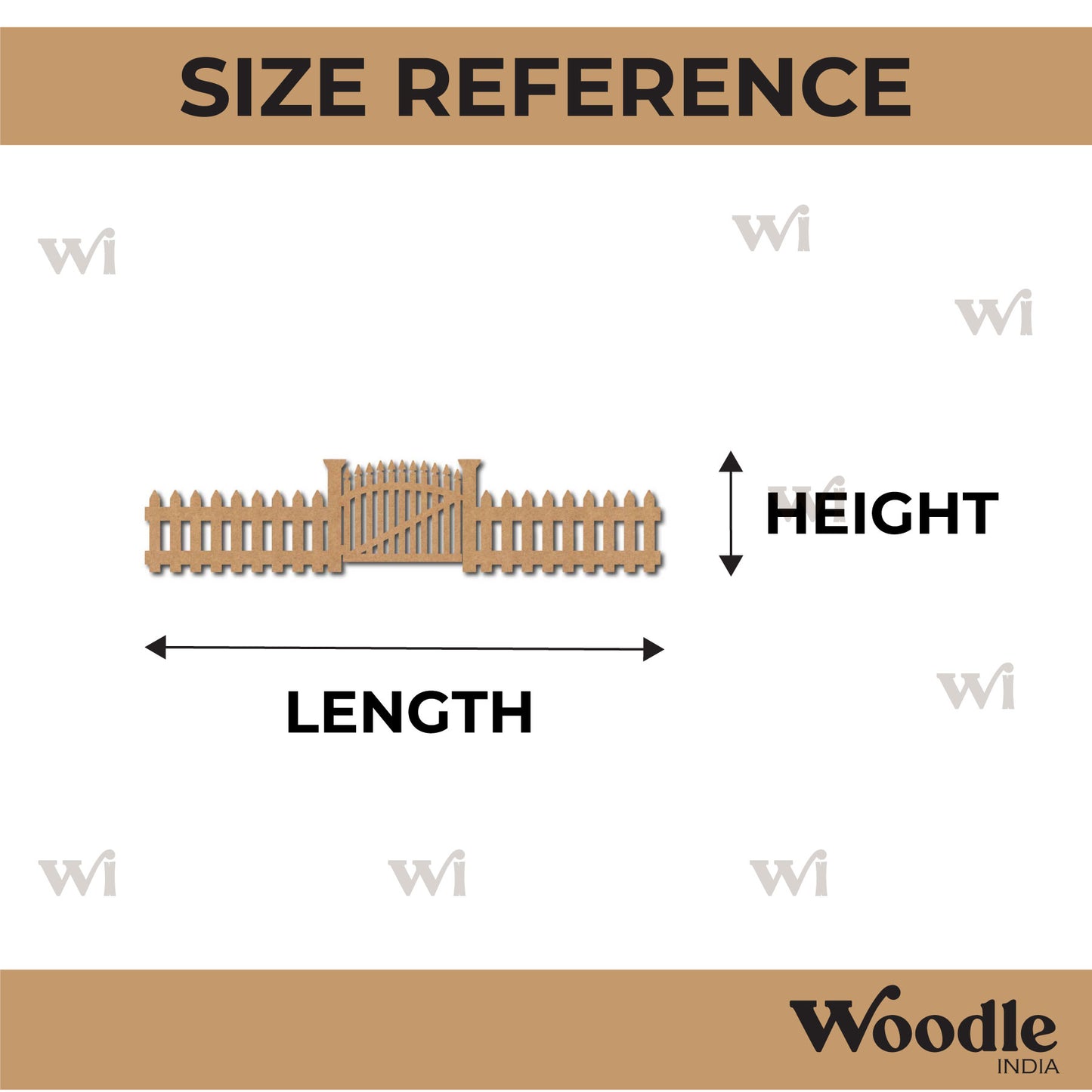 Gate Fence Cutout MDF Design 1