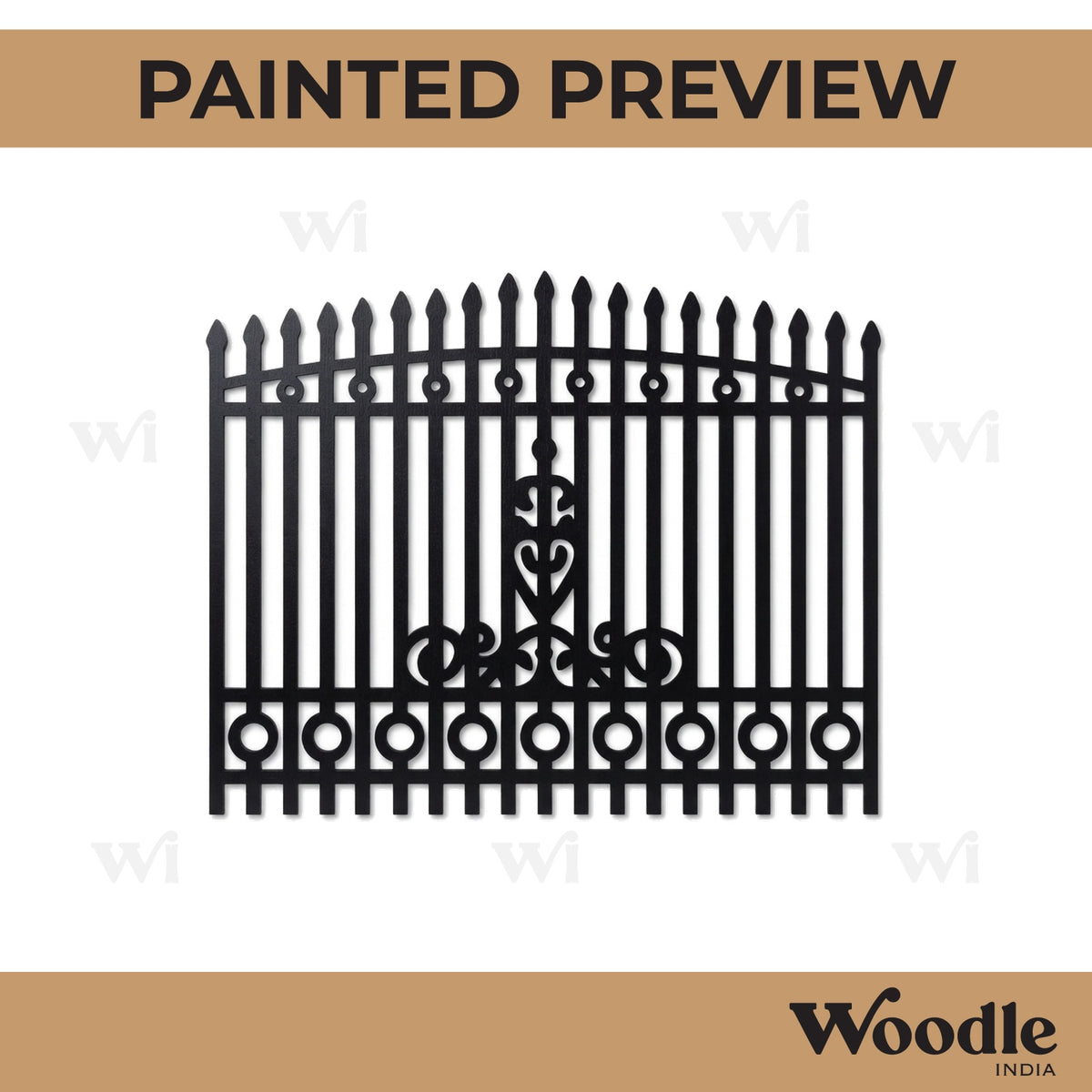 Gate Cutout MDF Design 1