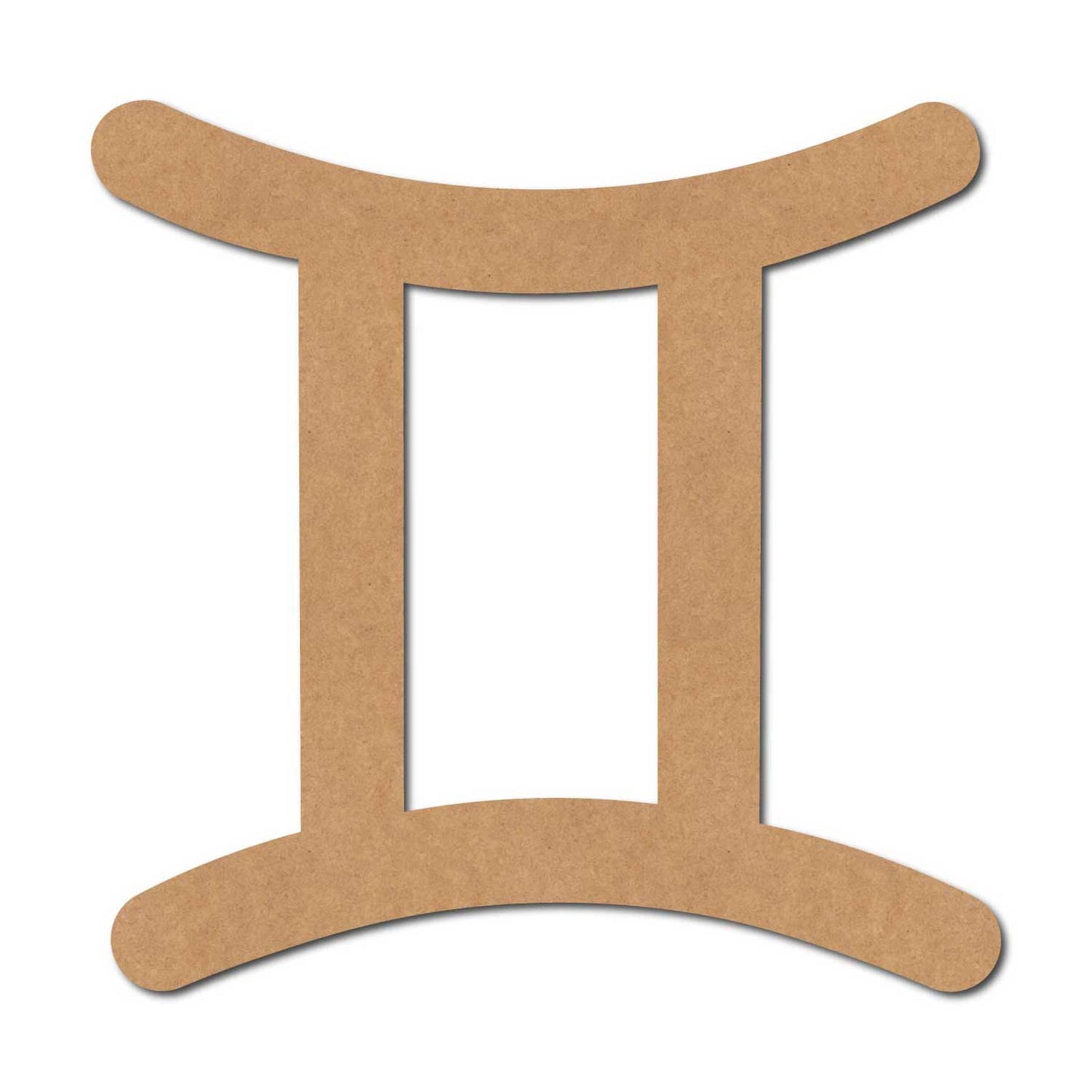 Gemini Zodiac Sign Cutout MDF Design 2