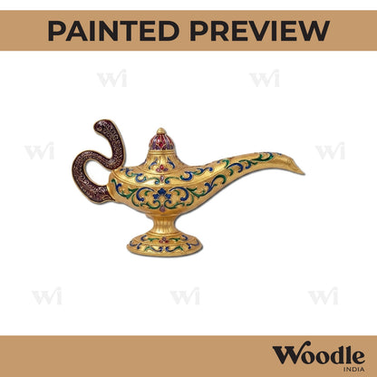 Genie Lamp Aladdin Pre Marked MDF Design 1