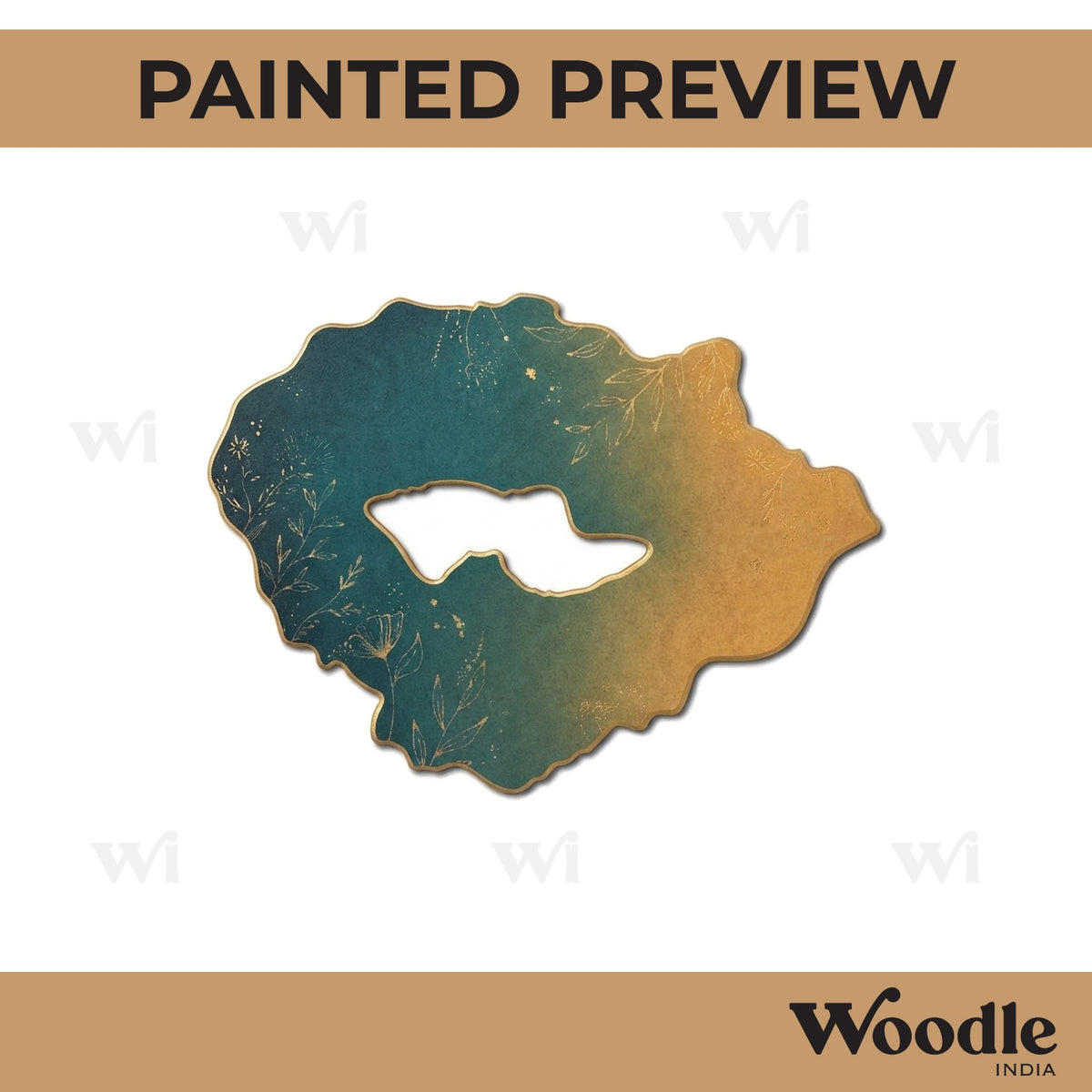 Geode Cutout MDF Design 2