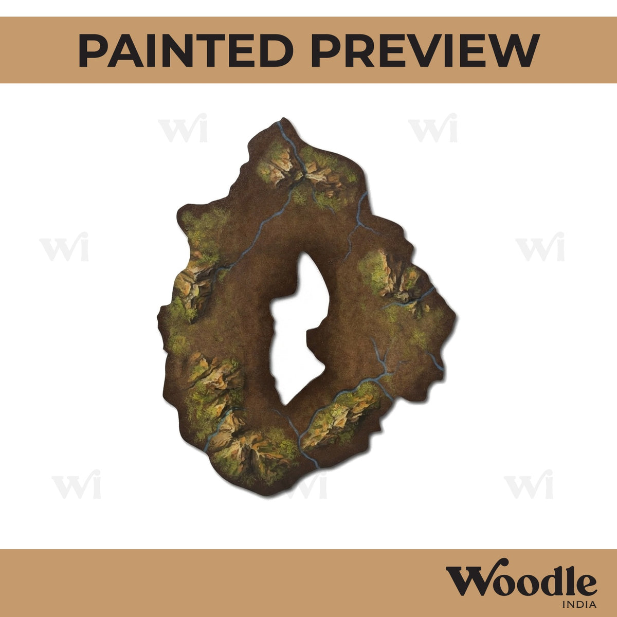 Geode Cutout MDF Design 3