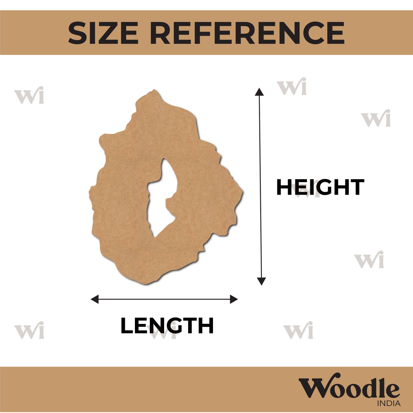 Geode Cutout MDF Design 3