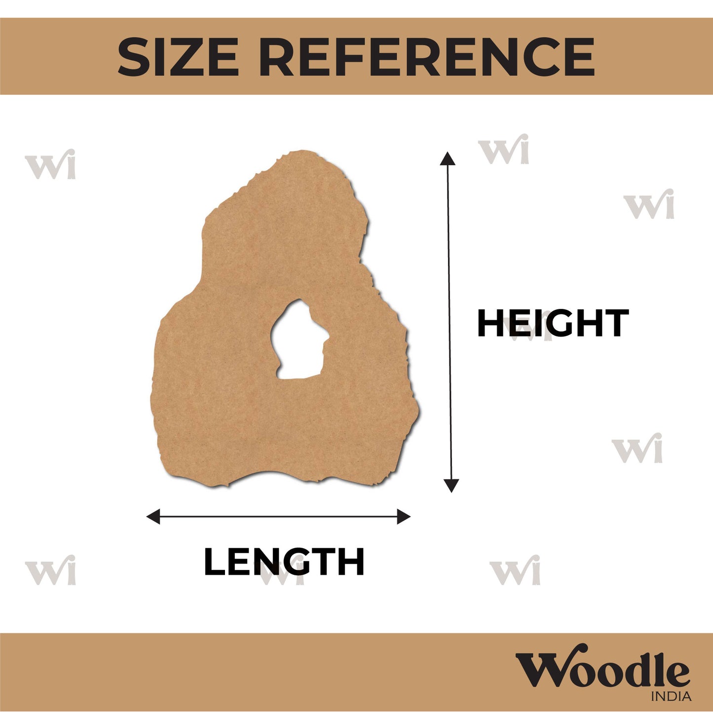Geode Cutout MDF Design 4