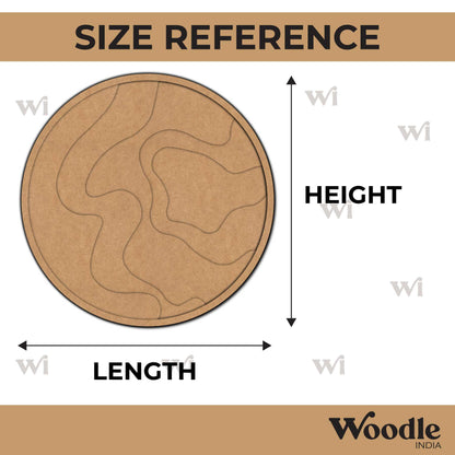 Geode Multi Layered Round MDF Design 1