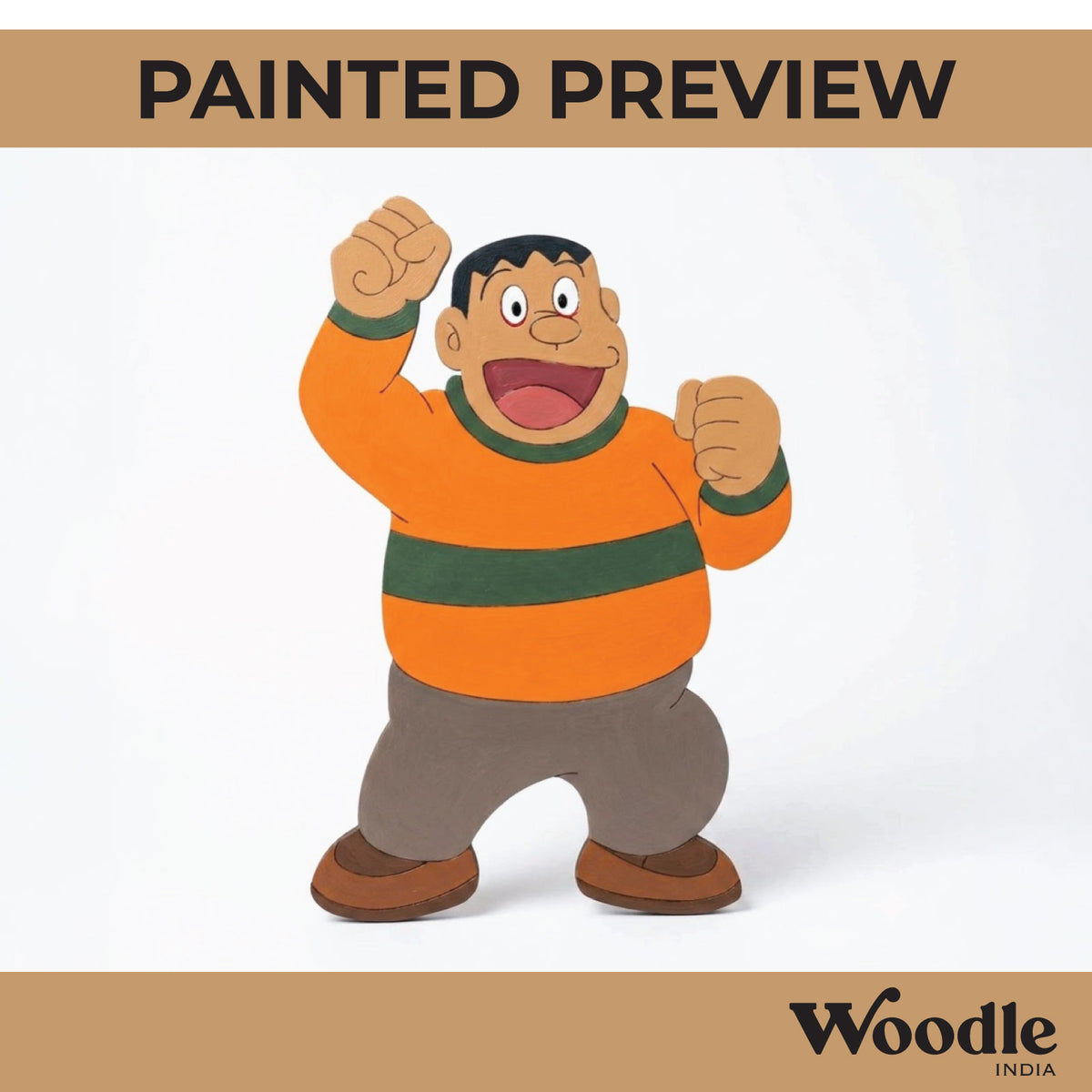 Gian Doraemon Pre Marked MDF Design 1