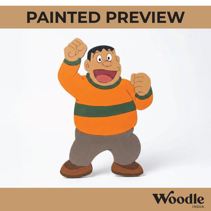 Gian Doraemon Pre Marked MDF Design 1