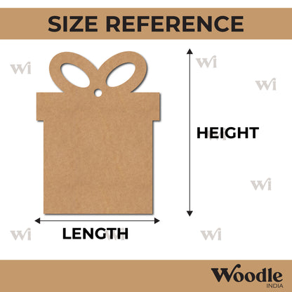 Gift Christmas Ornament Cutout MDF Design 1