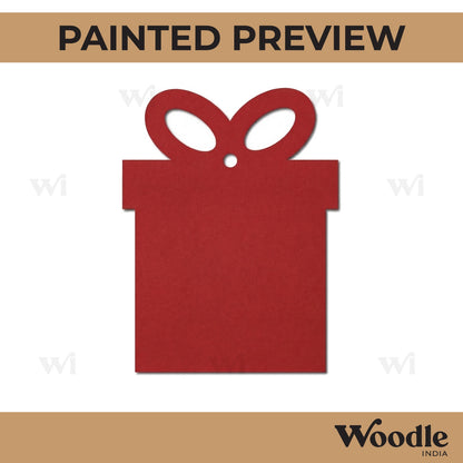 Gift Christmas Ornament Cutout MDF Design 1