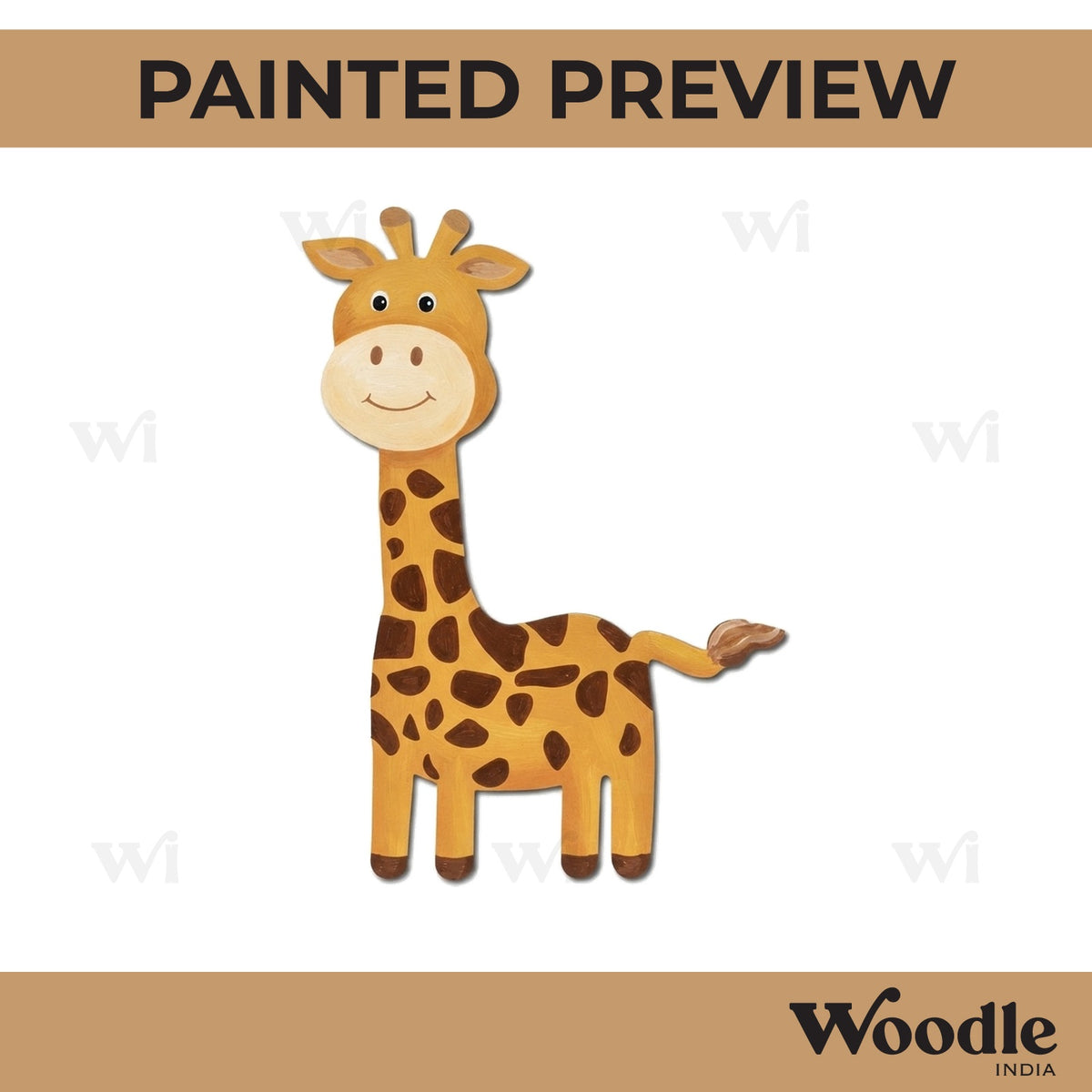 Giraffe Pre Marked MDF Design 1