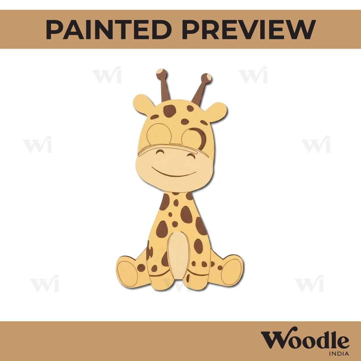 Giraffe Pre Marked MDF Design 10