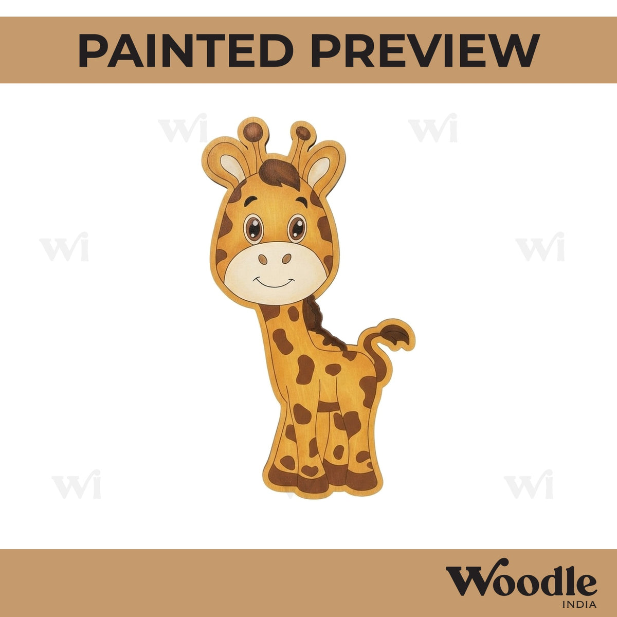 Giraffe Pre Marked MDF Design 4