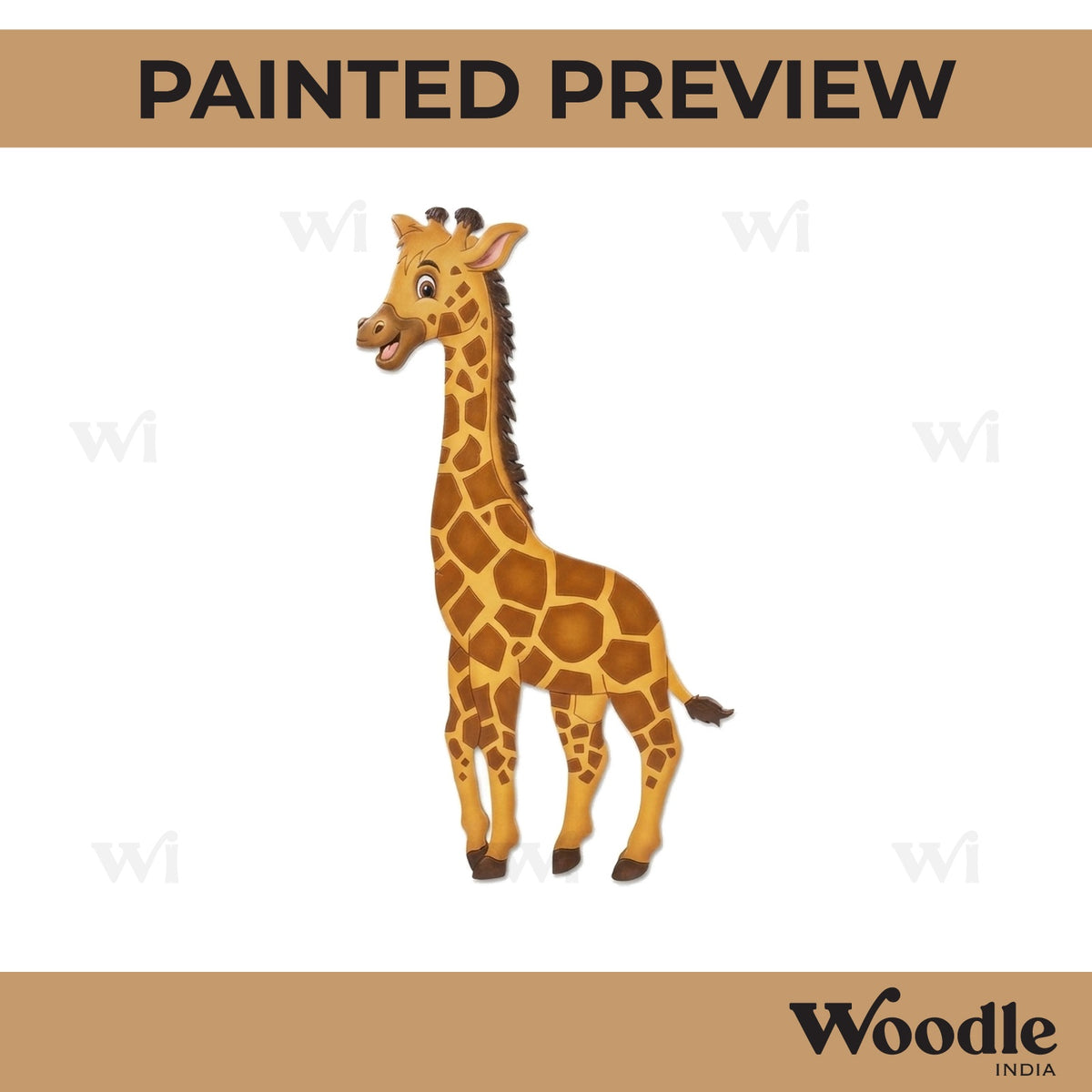Giraffe Pre Marked MDF Design 7