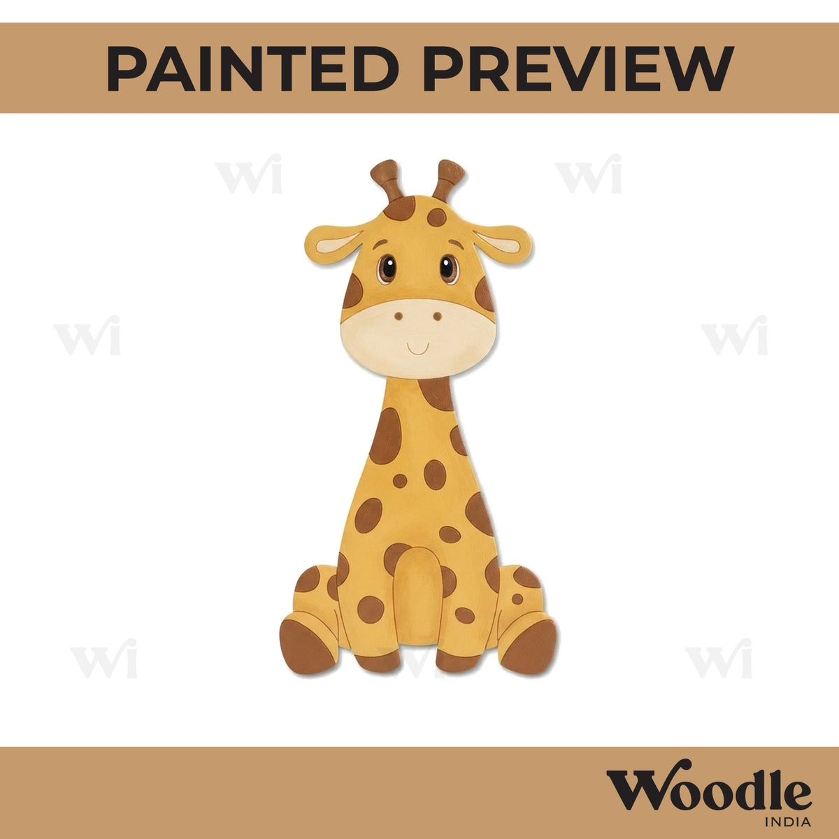 Giraffe Pre Marked MDF Design 9