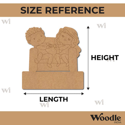 Girl And Boy Nameplate Pre Marked MDF Design 3
