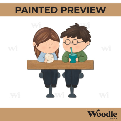 Girl And Boy Pre Marked MDF Design 1