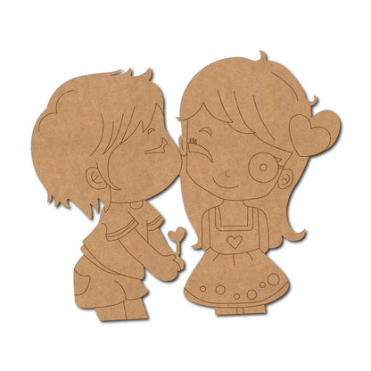 Girl And Boy Pre Marked MDF Design 8