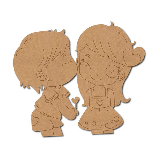 Girl And Boy Pre Marked MDF Design 8