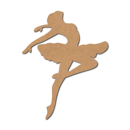 Girl Ballet Dnacer Cutout MDF Design 1