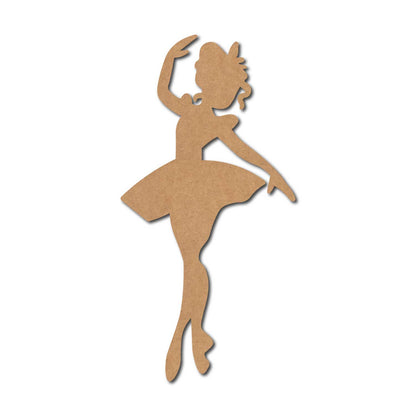 Girl Ballet Dnacer Cutout MDF Design 3