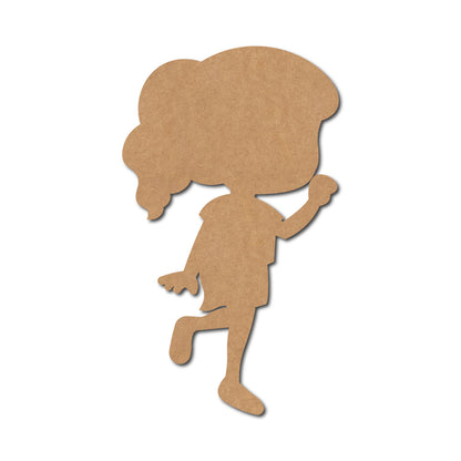 Girl Cutout MDF Design 1