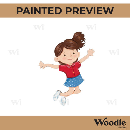Girl Cutout MDF Design 13