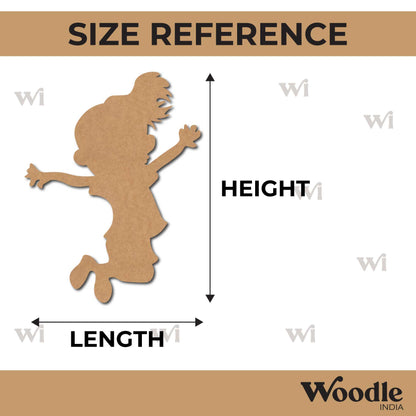 Girl Cutout MDF Design 13