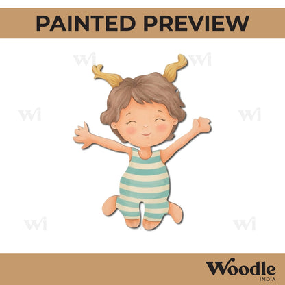 Girl Cutout MDF Design 14