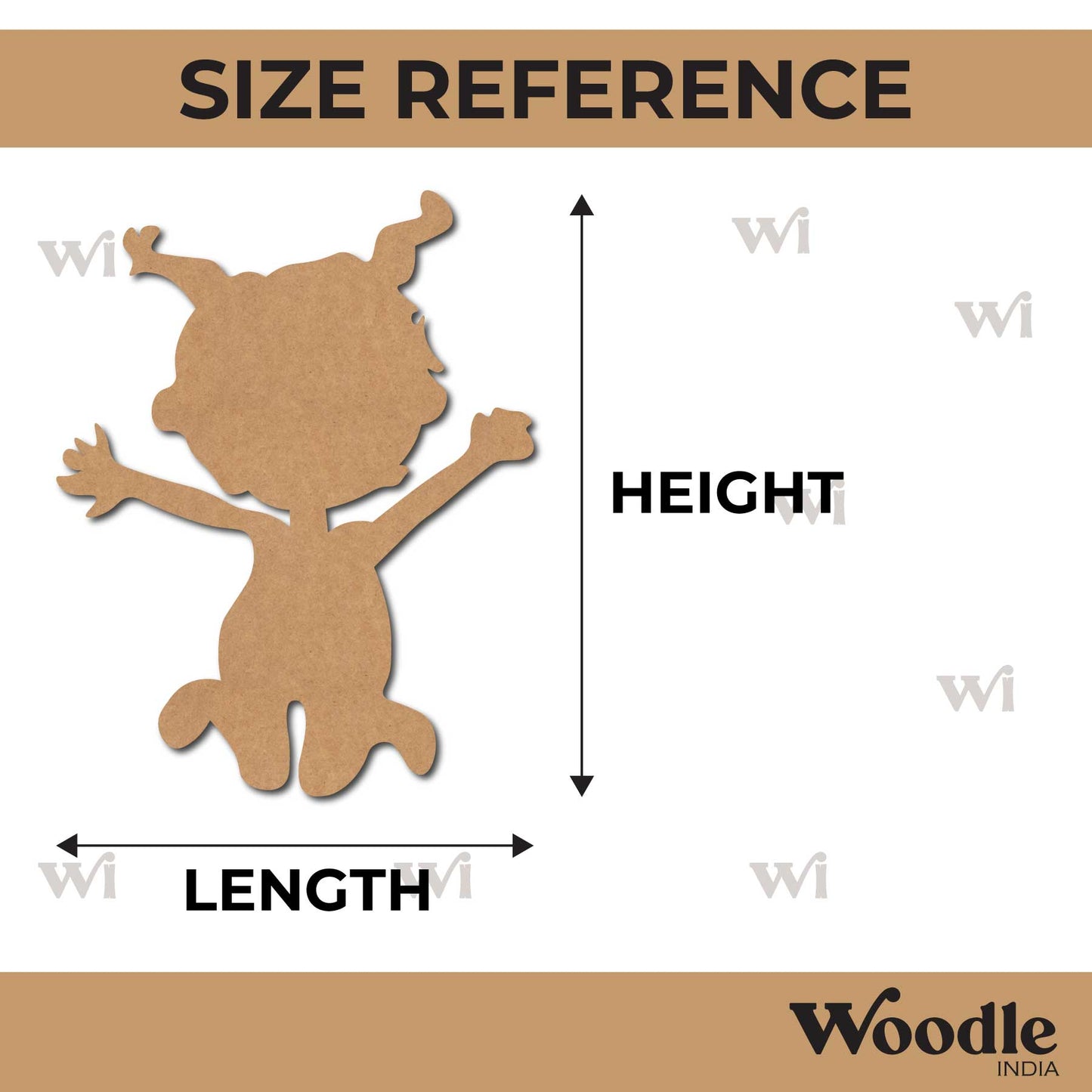 Girl Cutout MDF Design 14
