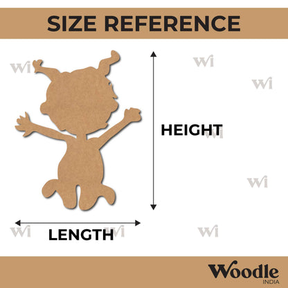 Girl Cutout MDF Design 14