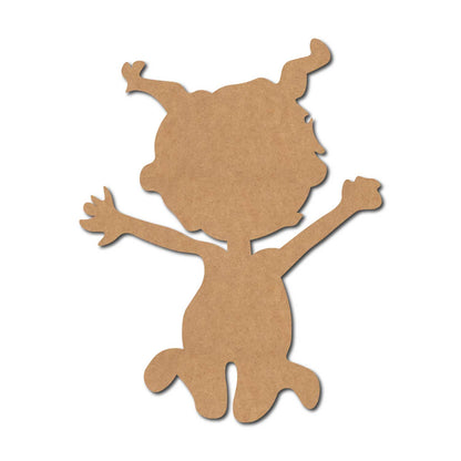 Girl Cutout MDF Design 14