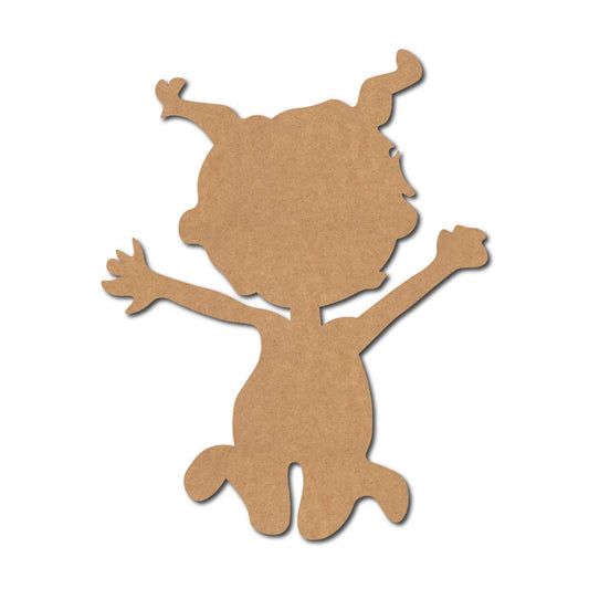 Girl Cutout MDF Design 14
