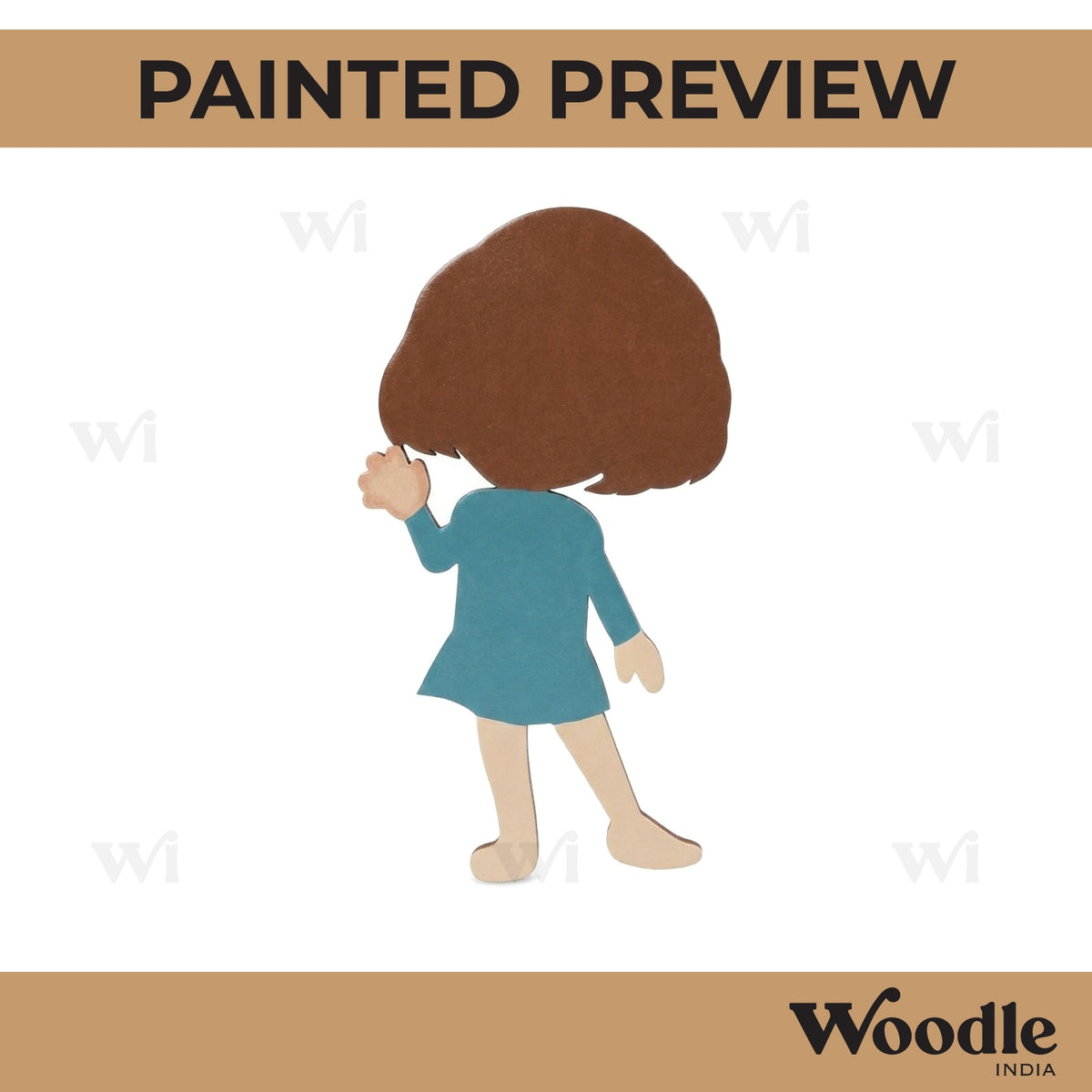 Girl Cutout MDF Design 3