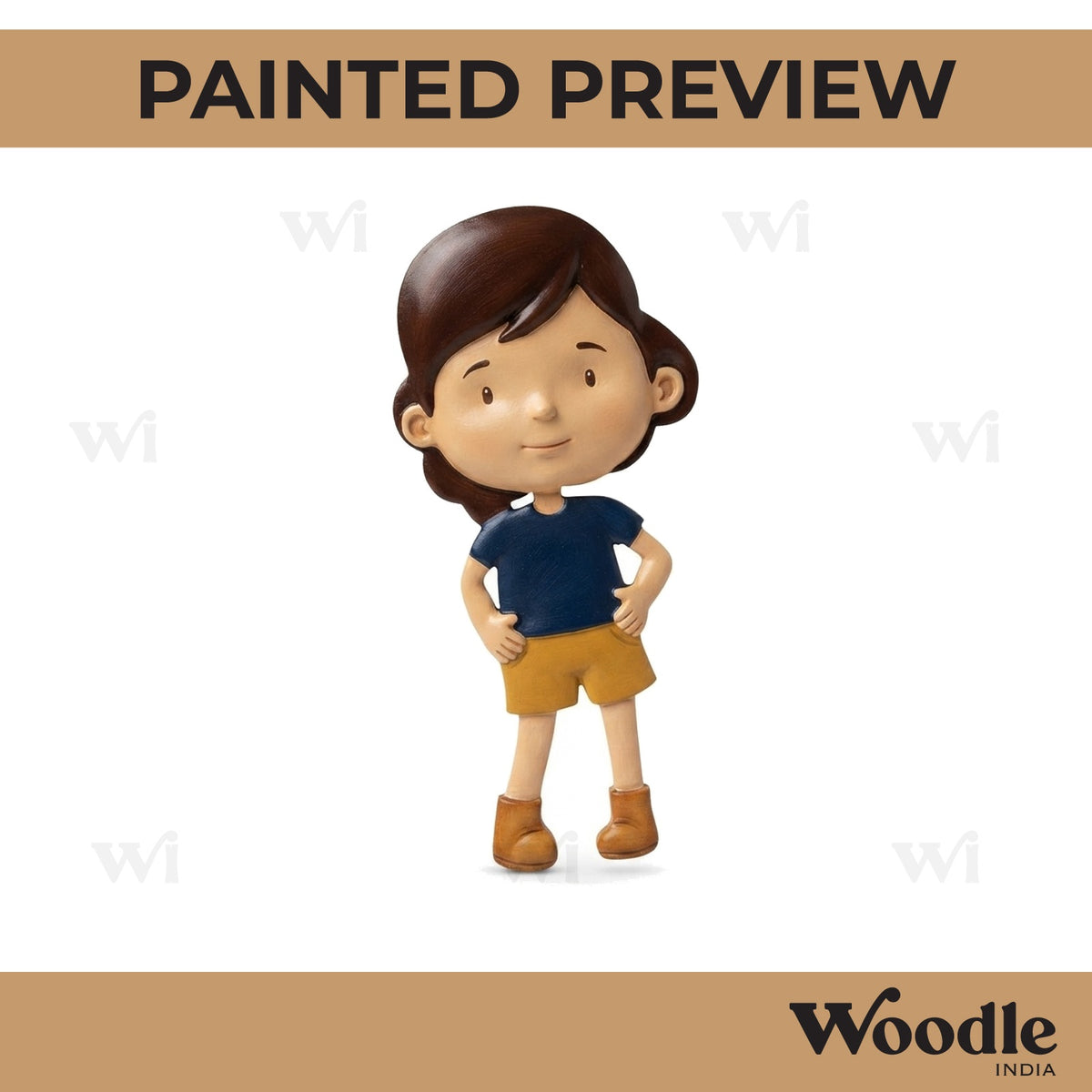 Girl Cutout MDF Design 5